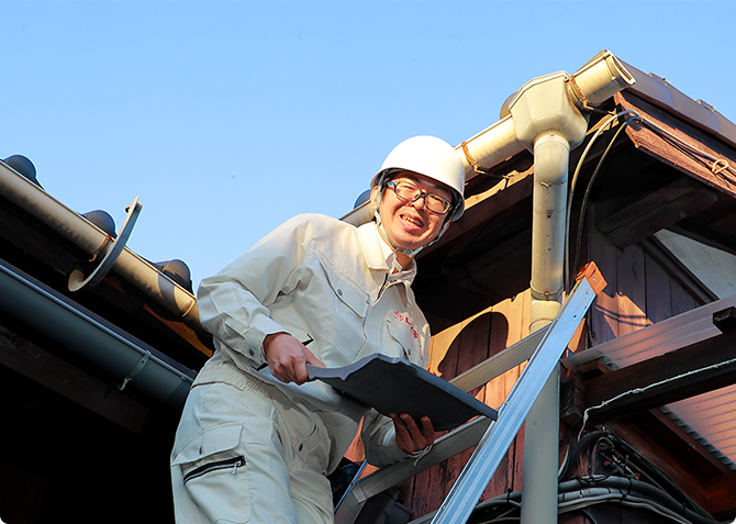 高い技術力と豊富な実績でどんな雨漏りも修理！